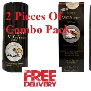 German Super Viga Spray For Men 50000 Super Viga 2 Pieces of combo pack