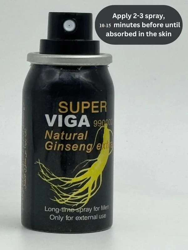 Super Viga 990000 Natural Ginseng Extract Spray - Image 5